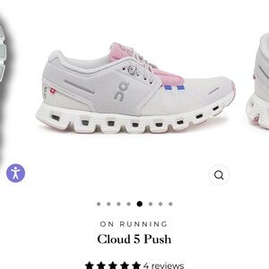 Womens On Cloud 5 Push size 9.5